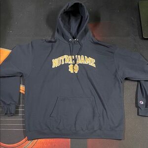 Champion Navy Notre Dame Hoodie
